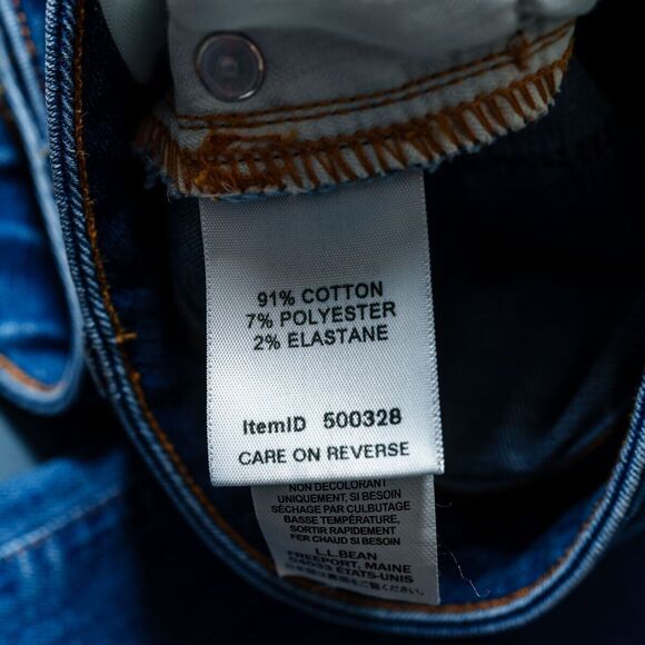 LL Bean womens Jeans Classic Fit 18 Petite high rise straight - Picture 5 of 9